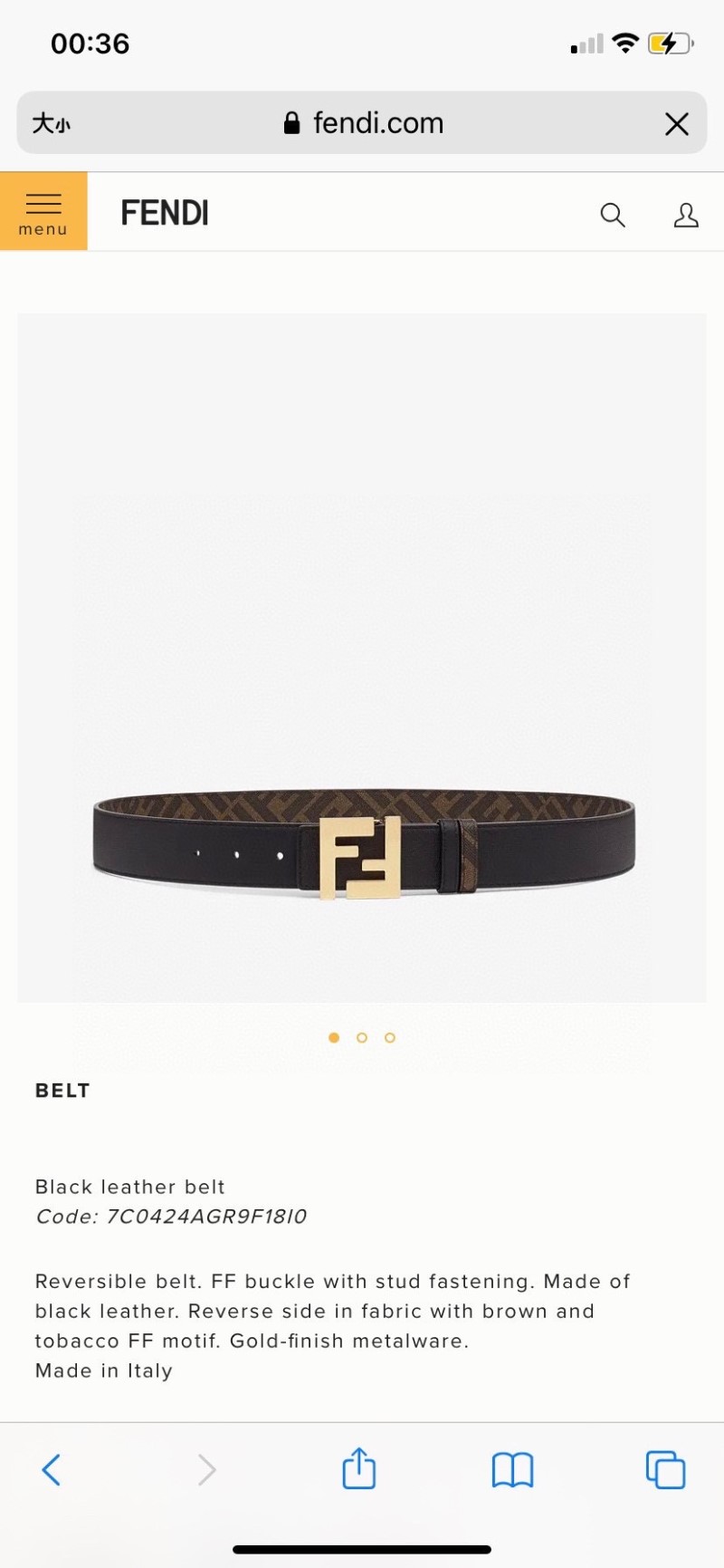 F**di belts